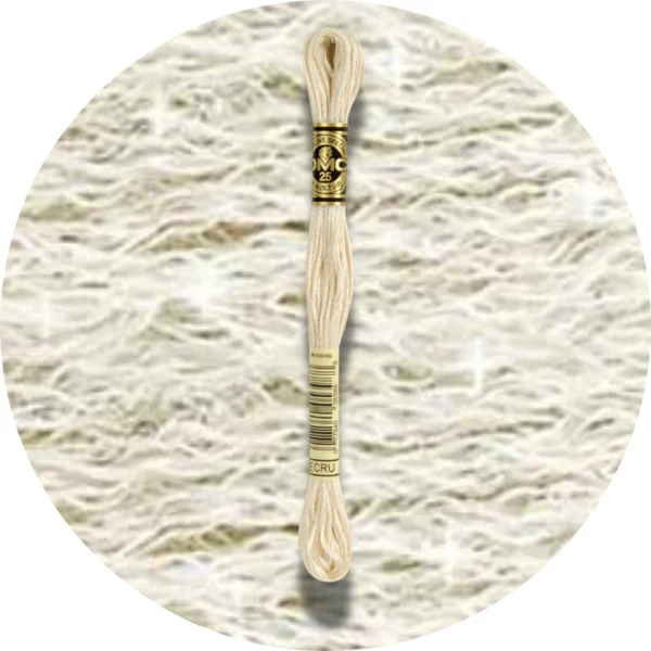 DMC Mouliné Spécial 25 Broderigarn, Ensfarvet, Neutrale nuancer